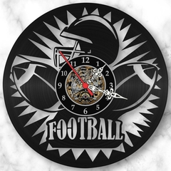 Relógio Futebol Americano Football Esportes Times Vinil Lp - comprar online