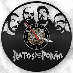 Relógio Ratos De Porão Bandas Punk Rock Musica Vinil Lp - comprar online