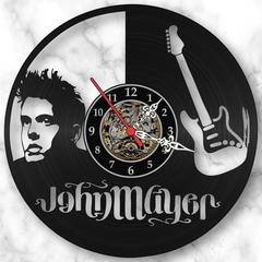 Relógio Parede John Mayer Musica Lp Decoração Retrô Vintage - comprar online