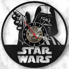 Relógio Star Wars Darth Vader Filmes Tv Nerd Geek Vinil Lp - comprar online