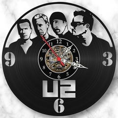 Relógio Parede U2 Bandas Rock Pop Musica Vinil Lp Decoração - comprar online