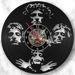 Relógio Parede Queen Bandas Rock Musica Vinil Lp Arte Retrô - comprar online