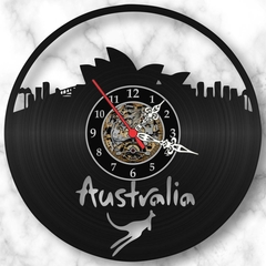 Relógio Austrália País Cidade Agência Viagem Turismo Vinil - comprar online