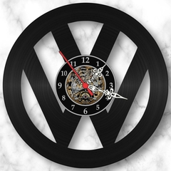 Relógio Volkswagen Carros Fusca Kombi Antigos Vinil Lp Arte - comprar online