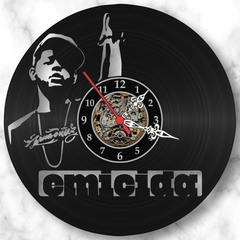 Relógio Parede Emicida Rap Hip Hop Musica Vinil Lp Decoração - comprar online