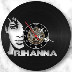 Relógio Parede Rihanna Pop Internacional Musica Vinil Lp - comprar online