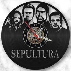 Relógio Sepultura Bandas Rock Trash Metal Musica Vinil Lp - comprar online