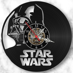 Relogio Parede Star Wars Darth Vader Filmes Nerd Geek Vinil - comprar online