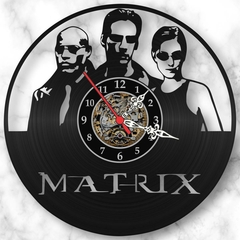 Relógio Parede Matrix Filmes Series Tv Nerd Geek Vinil Lp - comprar online