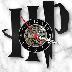 Relógio Harry Potter Filmes Series Tv Nerd Geek Vinil Lp - comprar online