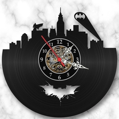 Relógio De Parede Do Batman Disco De Vinil Heroi Decoração