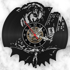 Relógio Disco De Vinil Coringa Batman Heroi Decoração Parede