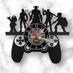 Relógio Parede Controle Playstation Disco Vinil Games Nerd - comprar online