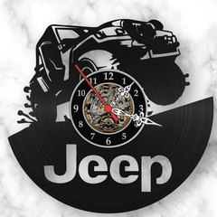 Relogio Vinil Jeep 4x4 Trilha Carro Retrô Aventura Lp Parede - comprar online
