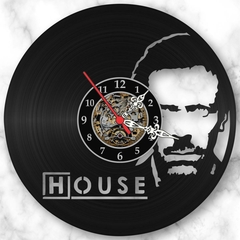 Relógio Parede Dr House Md Filmes Series Tv Cinema Vinil Lp - comprar online