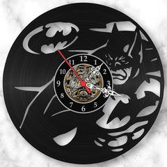 Relógio Parede Do Batman Disco De Vinil Heroi Decoração - comprar online
