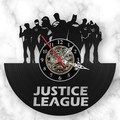 Relogio Parede Vinil Disco Liga Justiça Batman Super-homem - comprar online