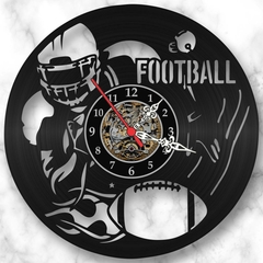 Relógio Parede Footbal Futebol Americano Esportes Vinil Lp - comprar online