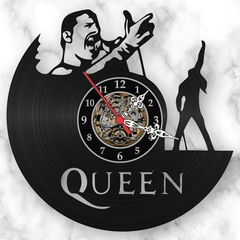 Relogio Parede Queen Fredie Bandas Rock Classico Disco Vinil - comprar online