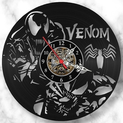 Relogio Parede Venom Vilão Heroi Filmes Desenho Serie Vinil - comprar online