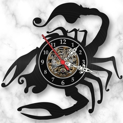 Relógio Parede Escorpião Signos Zodiaco Esoterismo Vinil Lp - comprar online
