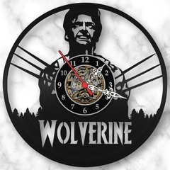 Relógio Parede Wolverine Cinema Geek Vinil Lp Decor Retrô - comprar online