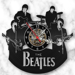 Relogio Parede The Beatles Rock Bandas Musica Disco Vinil