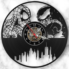Relogio Parede Homem Aranha Spiderman Venon Filme Nerd Vinil - comprar online
