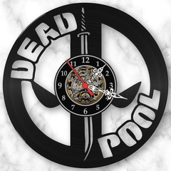Relogio Parede Dead-pool Herois Filme Series Nerd Geek Vinil - comprar online