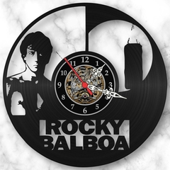 Relogio Parede Rocky Balboa Filmes Luta Boxe Disco Vinil - comprar online