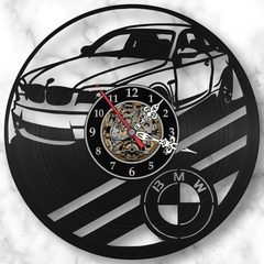 Relógio De Parede Bmw Carro Luxo Decoração Retrô Vinil Lp - comprar online