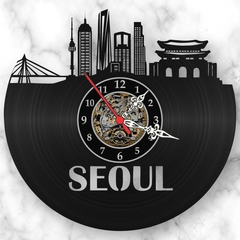 Relógio Seoul Coreia Cidades Países Agência Turismo Vinil Lp - comprar online