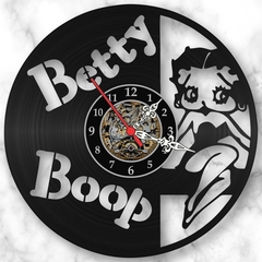 Relógio Parede Betty Boop Filmes Desenho Retrô Vintage Lp - comprar online