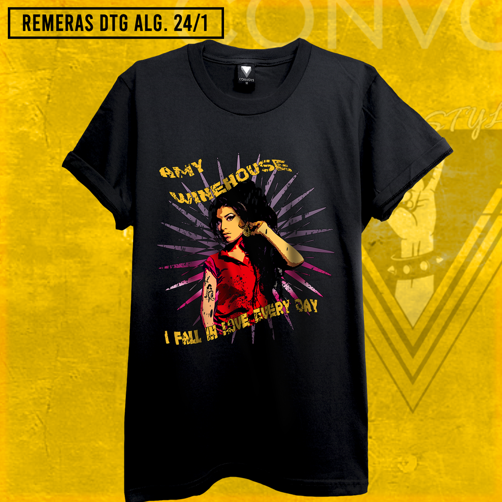 Remera AMY WINEHOUSE Comprar en CONVOYS Rock Style