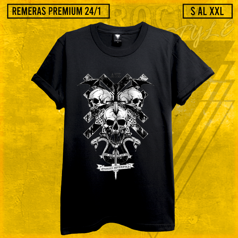 Remera AVENGED SEVENFOLD Skull