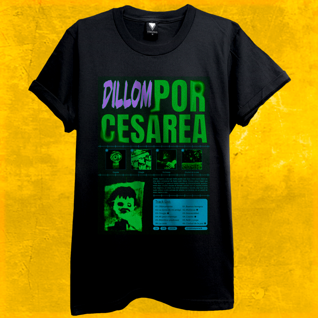 Remera DILLOM Por Cesarea Flyer CONVOYS Rock Style