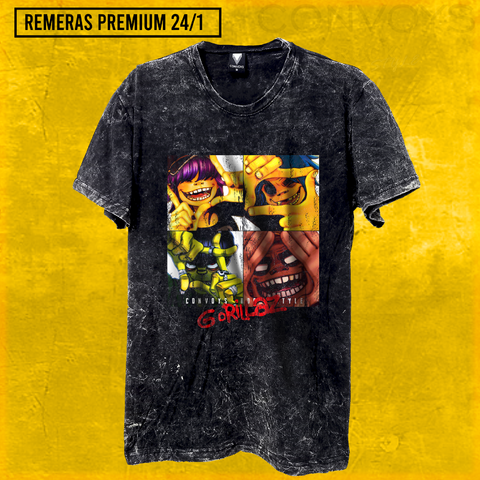 Remera GORILLAZ CUADRO