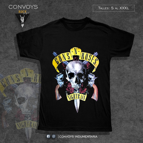 Remera GUNS AND ROSES Nightrain