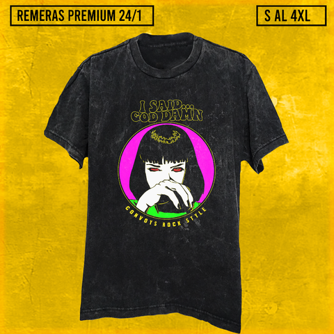 Remera PULP FICTION I Said God Damn