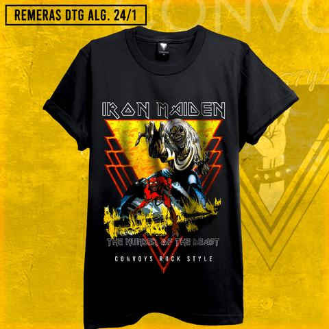 Remera IRON MAIDEN The Number Convoys