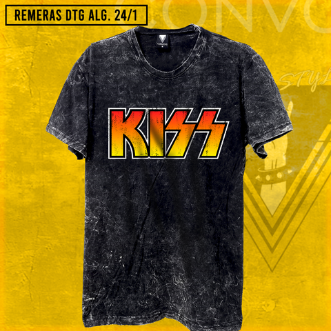 Remera KISS Fire