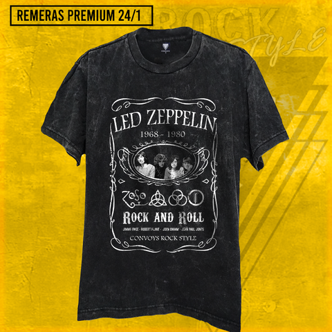 Remera LED ZEPPELIN Jack Daniels