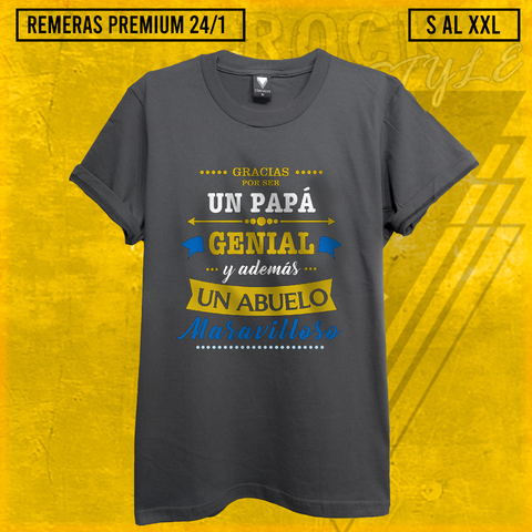 Remera PADRE Y ABUELO