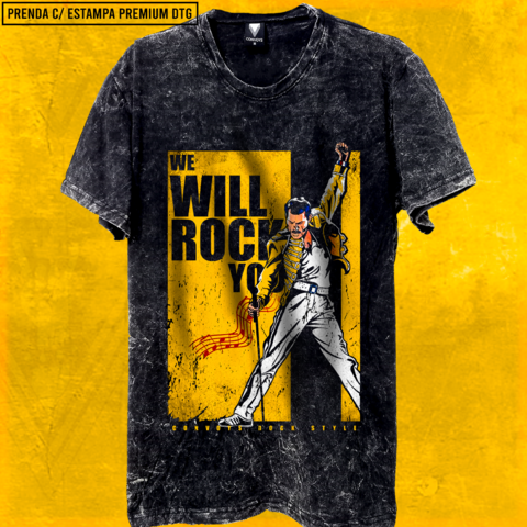 Remera QUEEN We Will Rock You Vintage