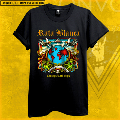 Remera RATA BLANCA Entre el cielo y el infierno