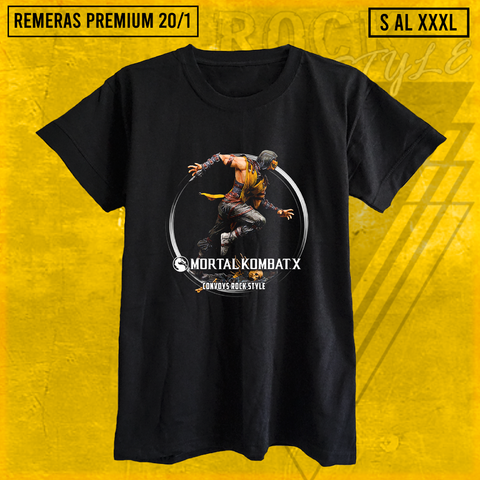 Remera SCORPION Mortal Kombat