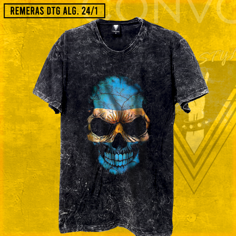 Remera SKULL ARGENTINA