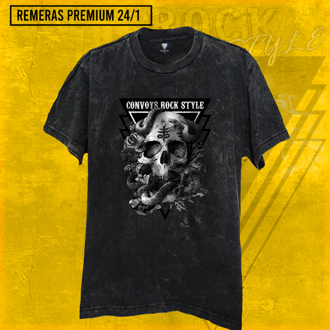 Remera SKULL SNAKE