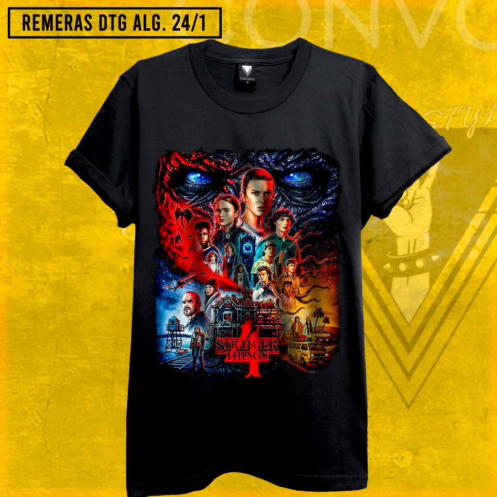 Remera STRANGER THINGS FINAL CONVOYS Rock Style