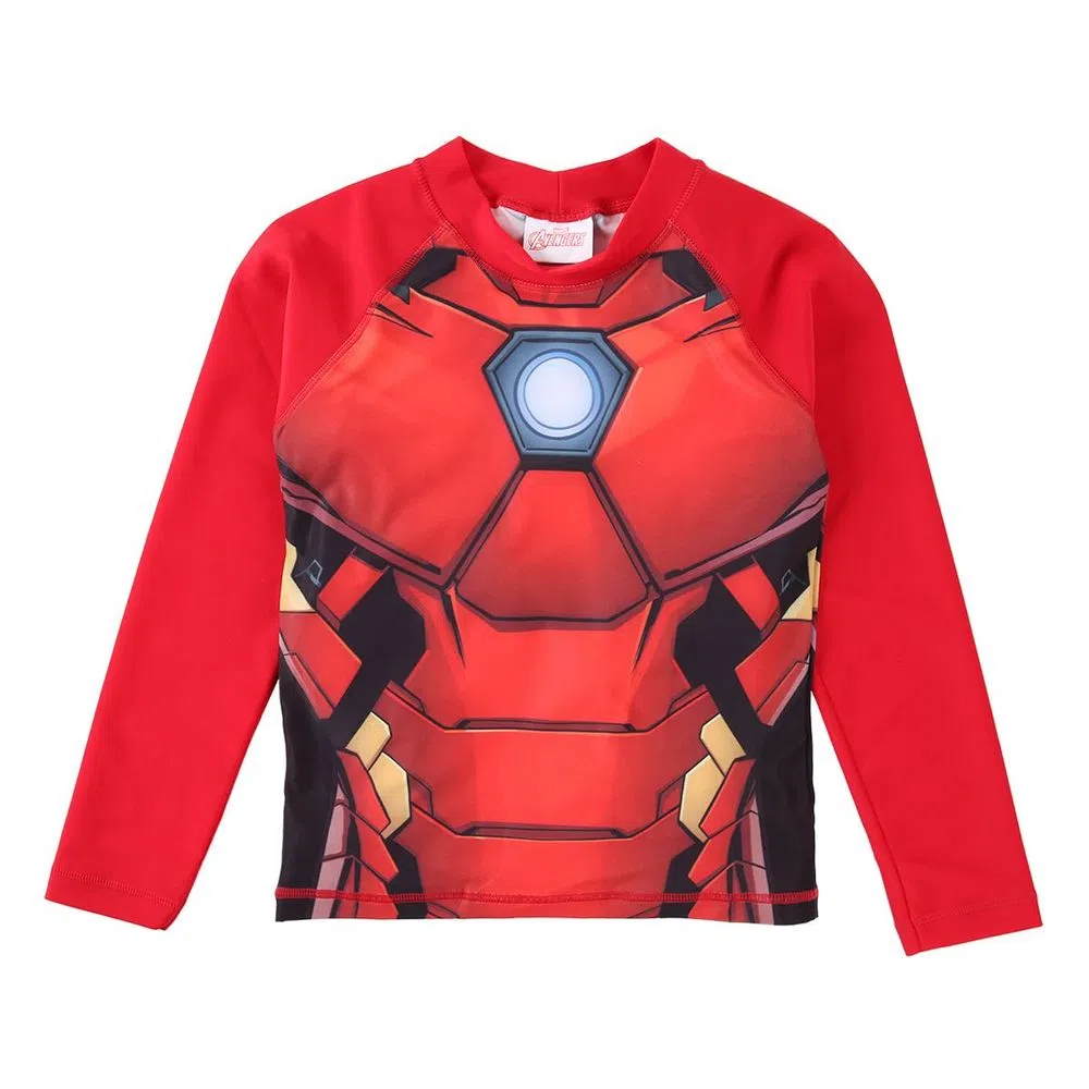 Camiseta Tip Top Homem De Ferro Vermelha - Compre Agora